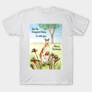 Native Australian Christmas card T-Shirt